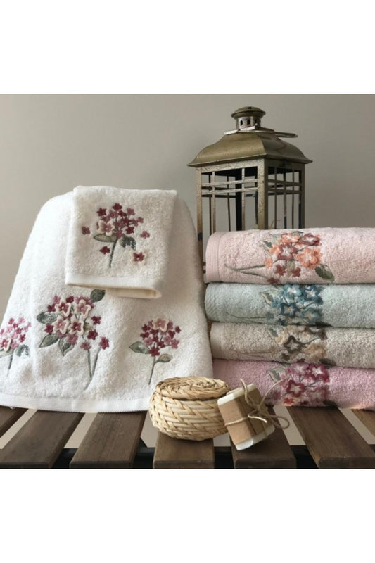 Maribor Nakışlı Mutfak Havlusu Betty Bambu 30x50