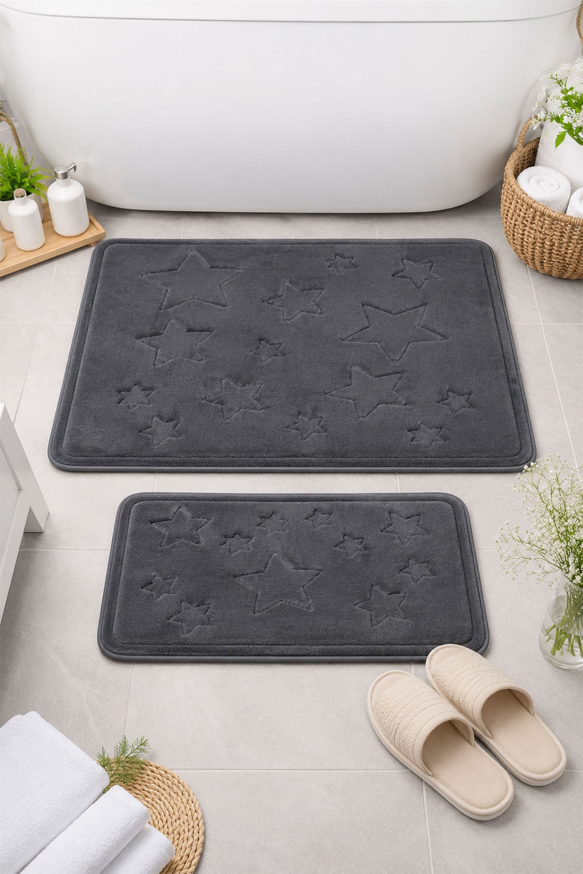 Maris Paspas 2'li Set 60x100cm 50x60cm Yıldızlı