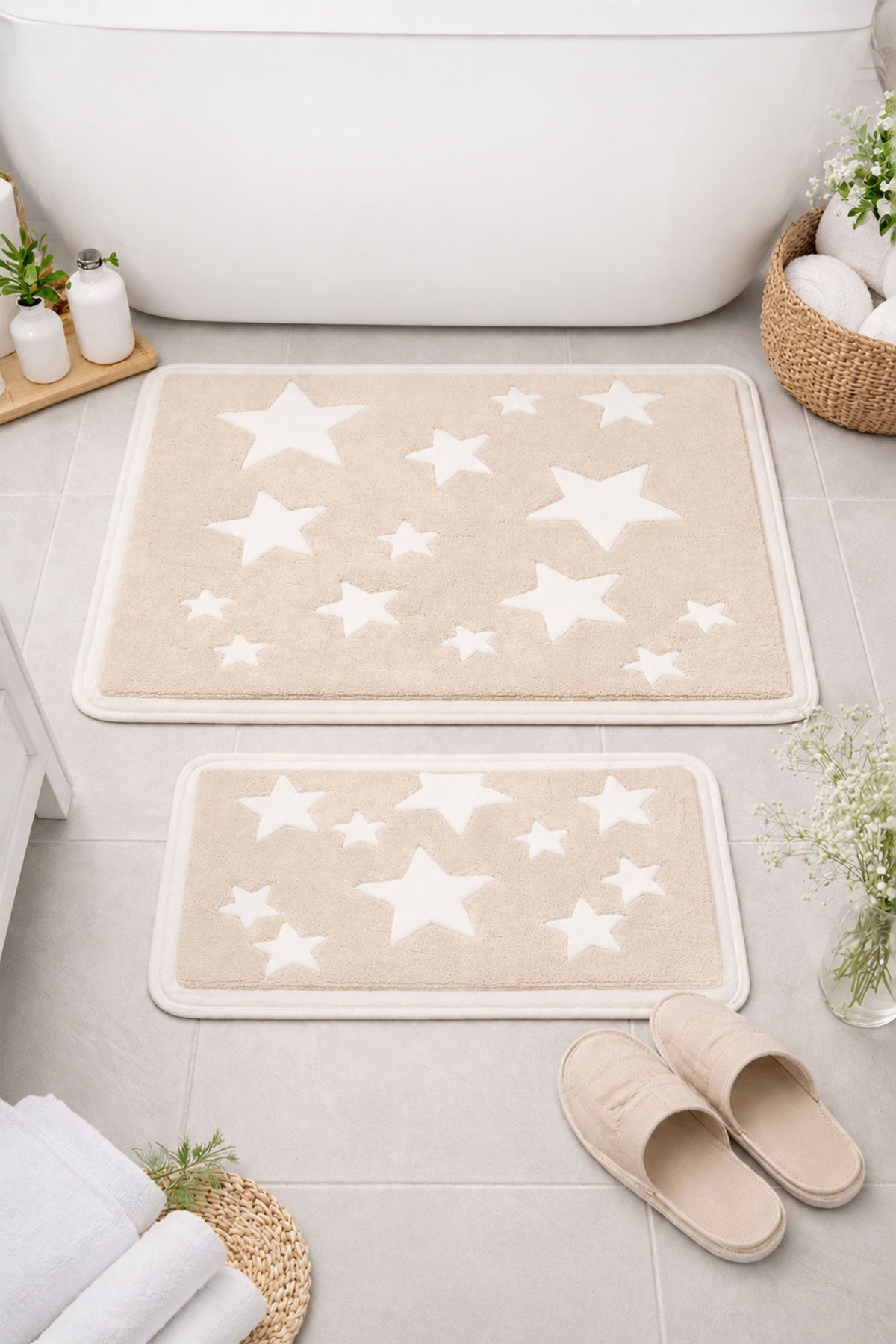 Maris Paspas 2'li Set 60x100cm 50x60cm Yıldızlı