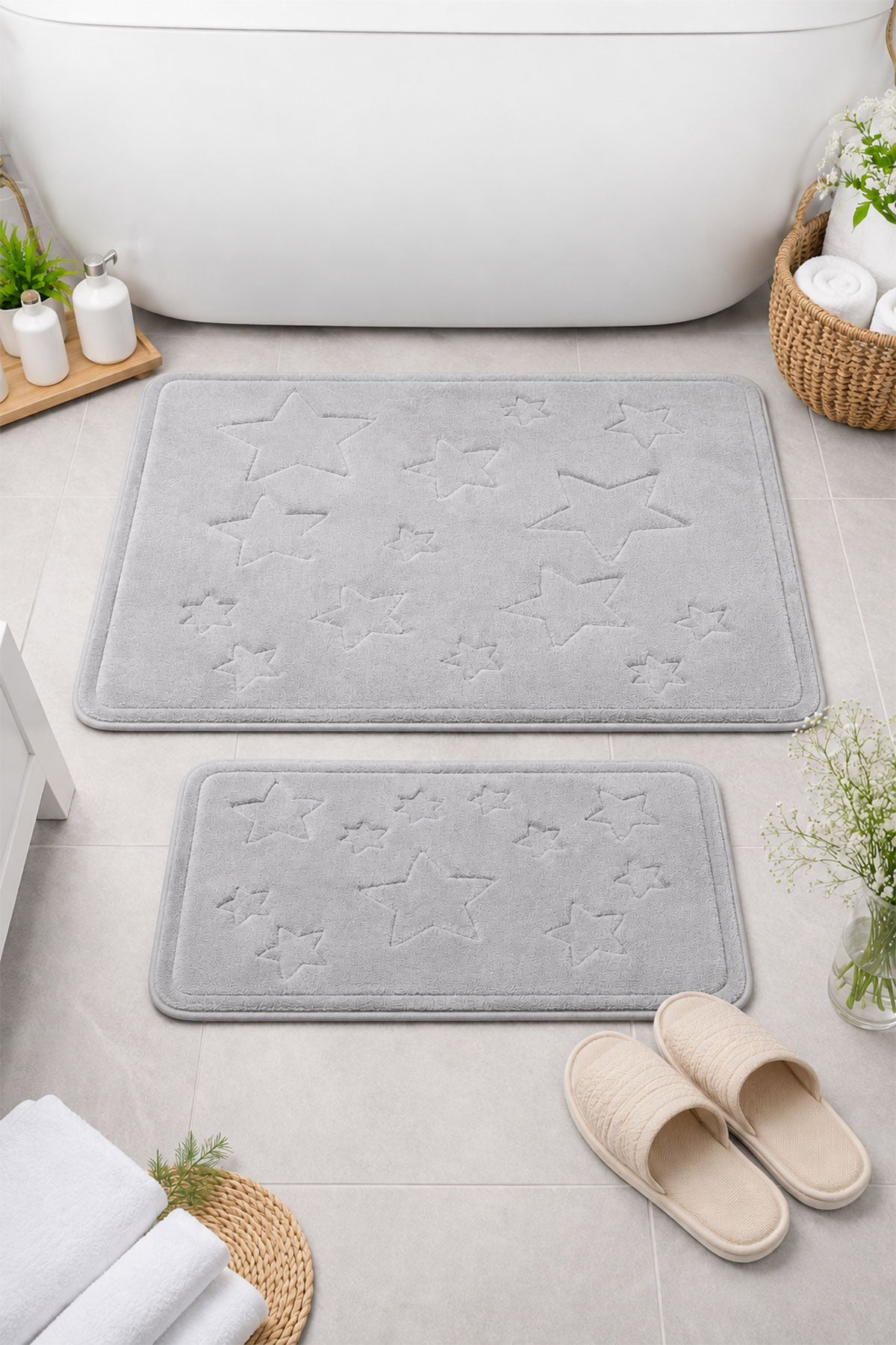 Maris Paspas 2'li Set 60x100cm 50x60cm Yıldızlı