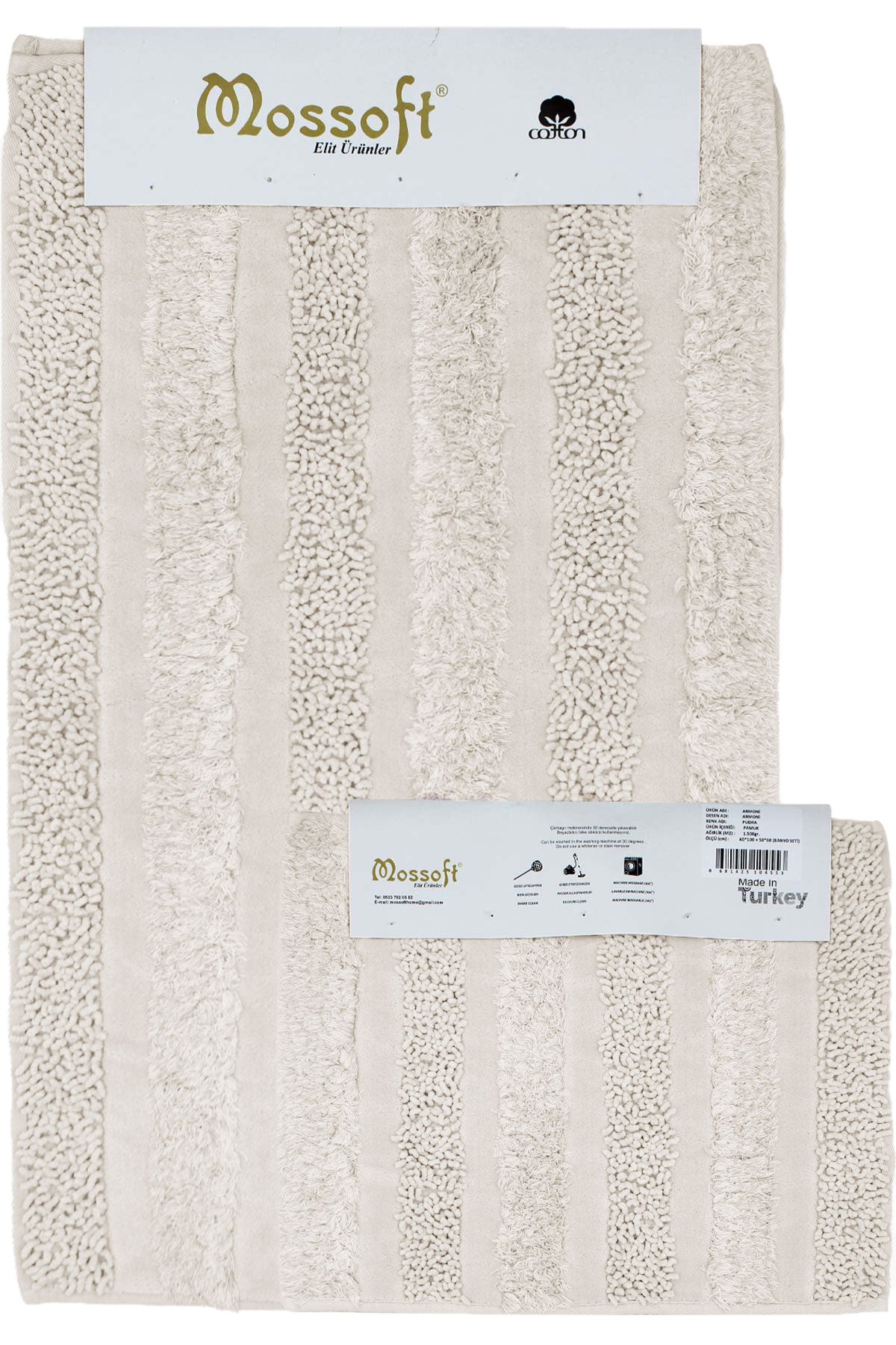 Maris Paspas Armoni 2'li Set 60x100cm 50x60cm