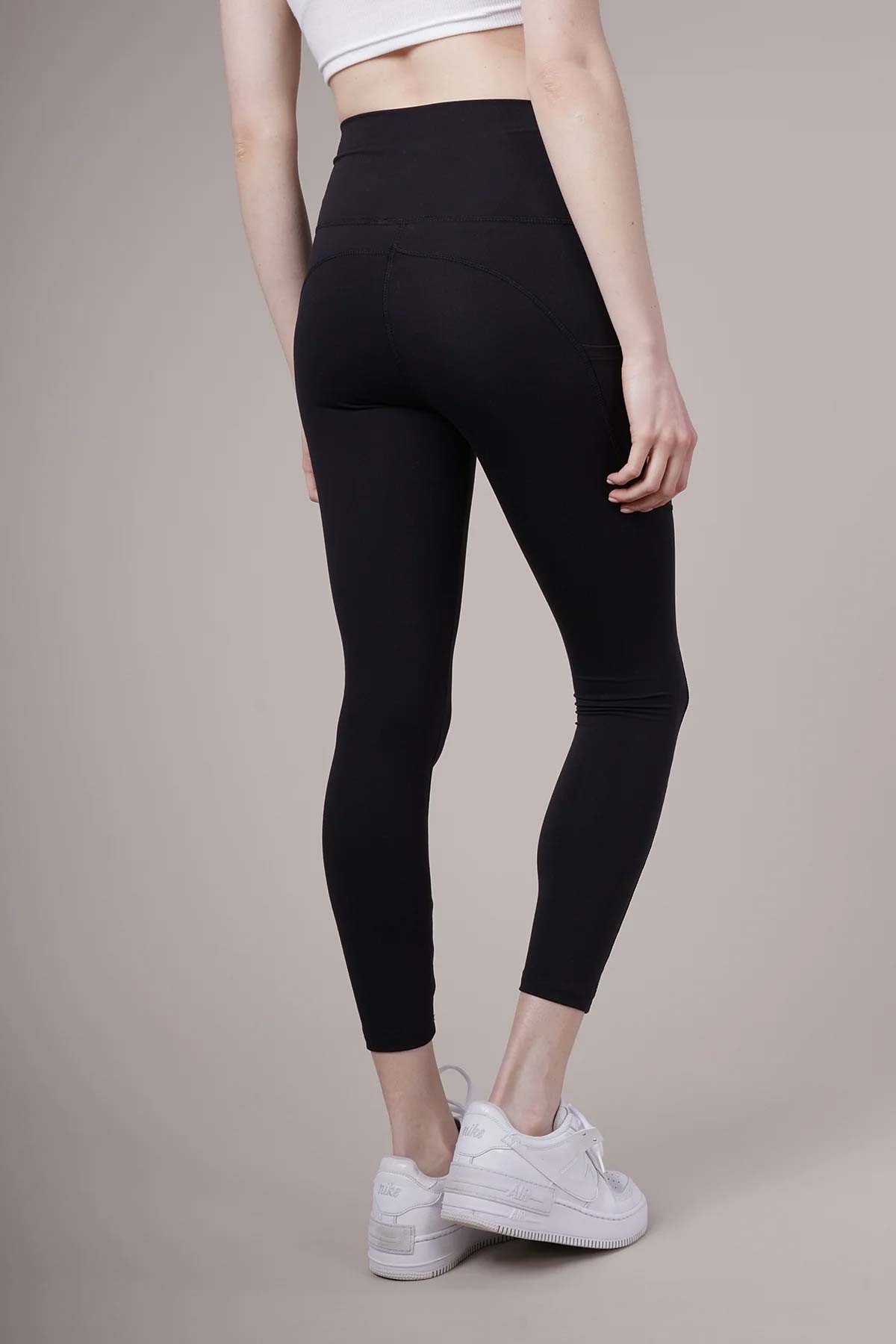 Meg Style Kadın Cepli Toparlayıcı Yüksek Bel Pilates Tayt