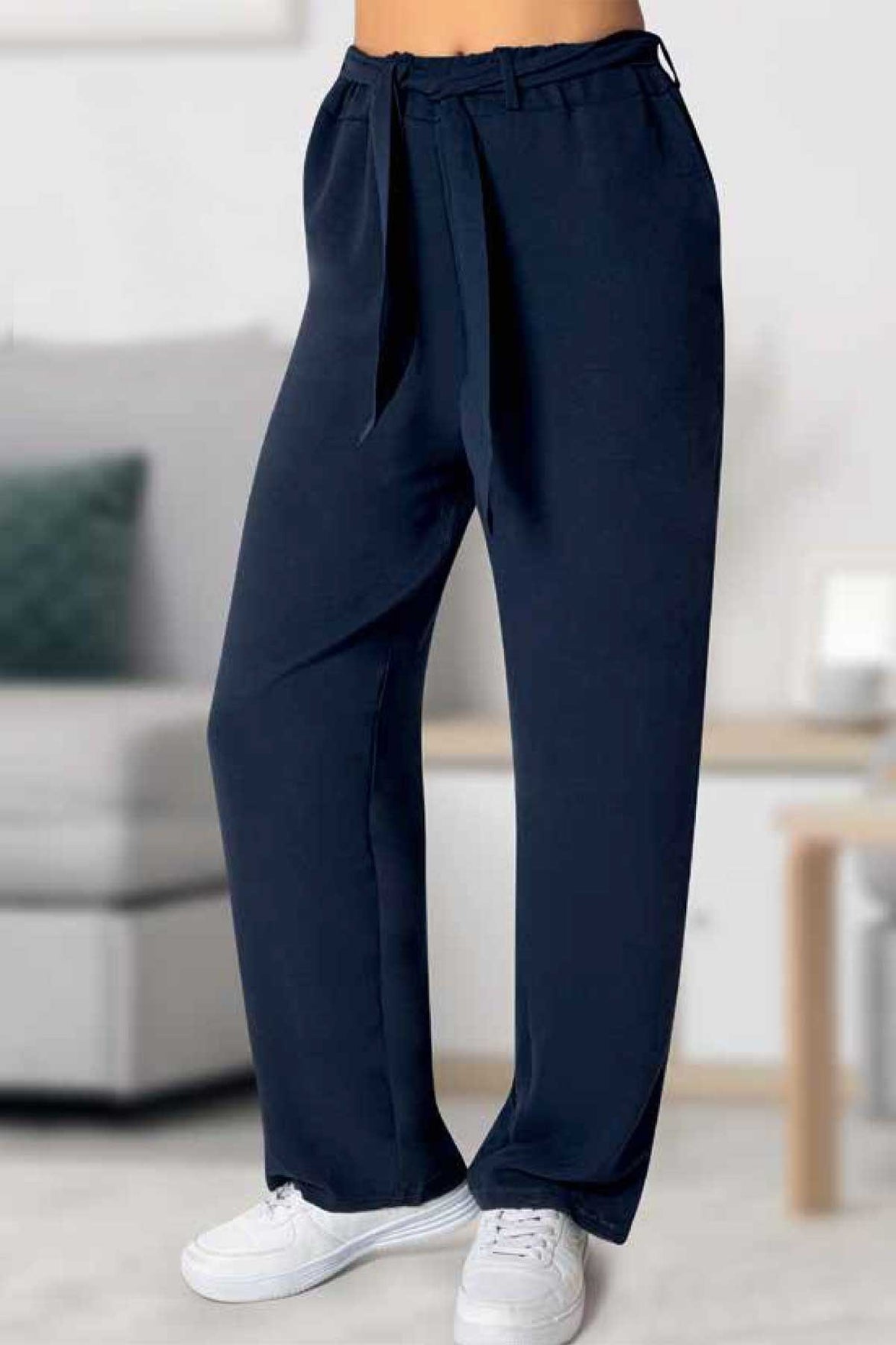 Meg Style Kadın Pantolon Ayrobin Cepli