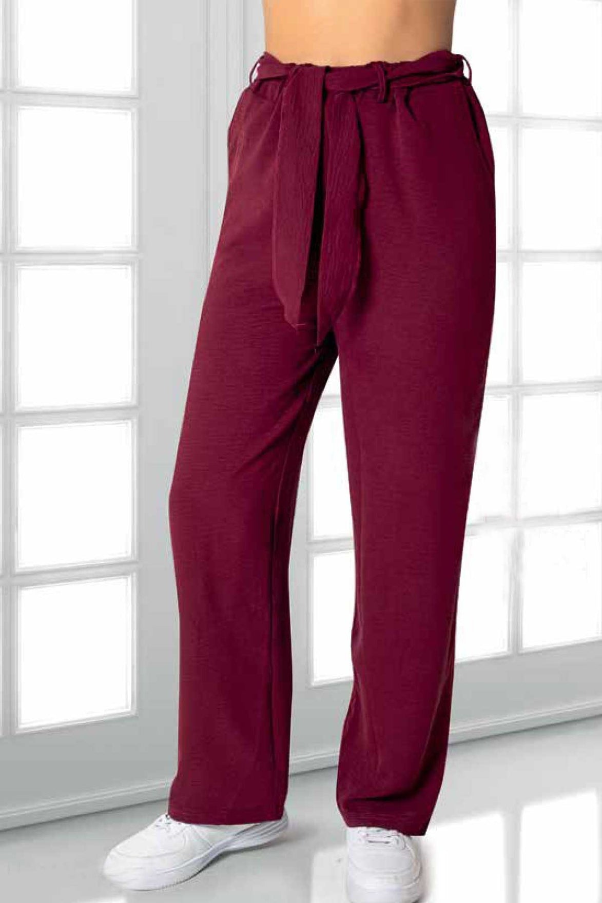Meg Style Kadın Pantolon Ayrobin Cepli