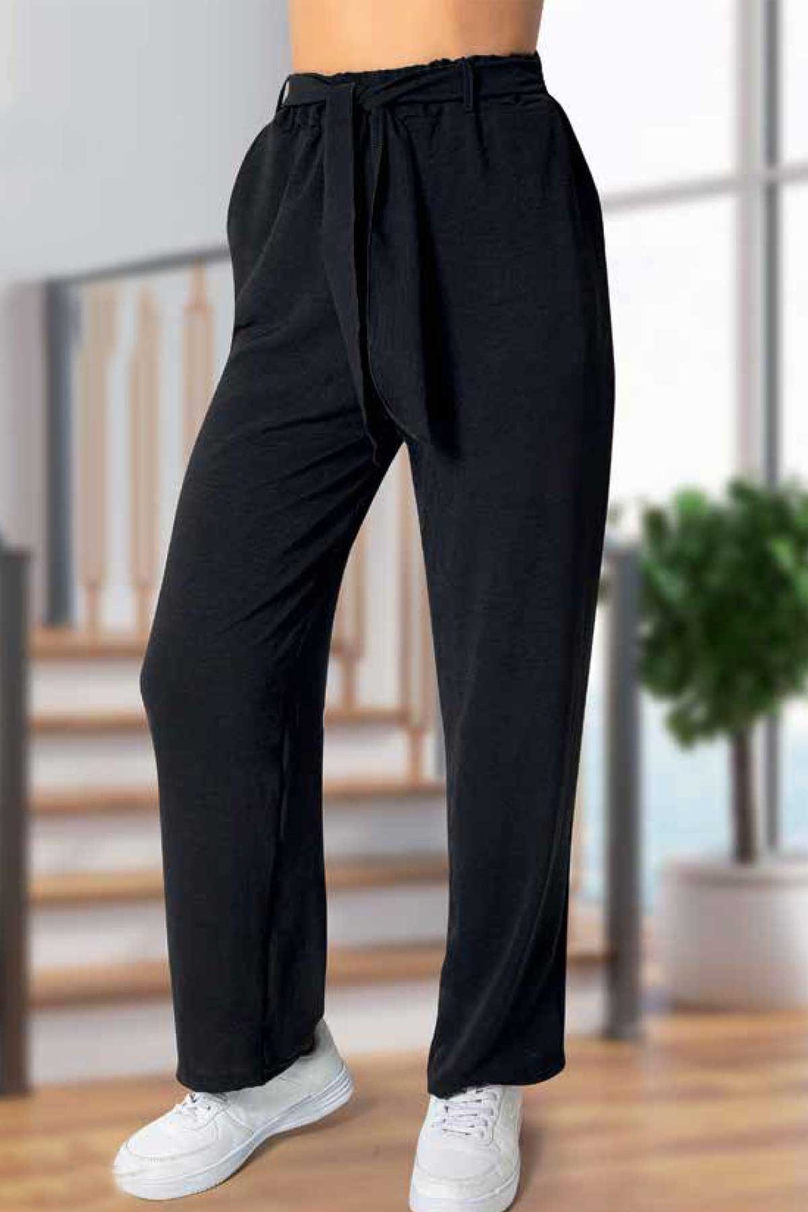 Meg Style Kadın Pantolon Ayrobin Cepli