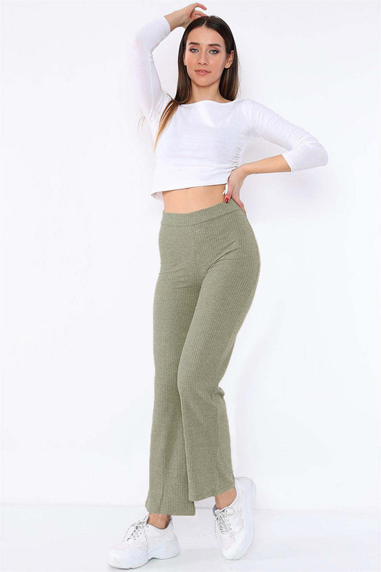 Megfit Kadın Tek Alt Pantalon Geniş Paça