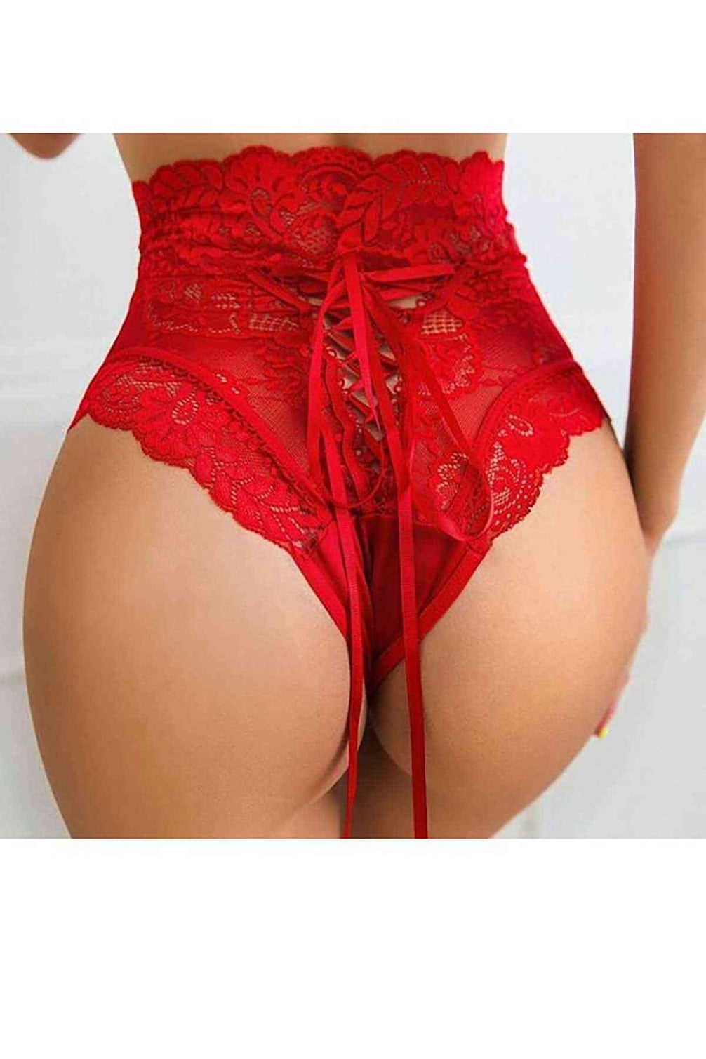 Merry See Kadın Külot Yüksek Bel Şık Dantelli