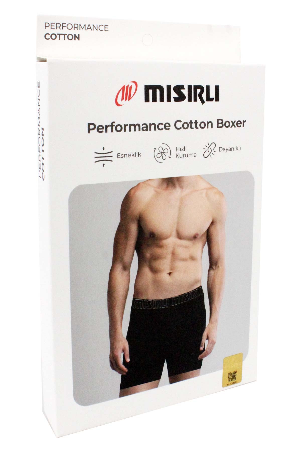 Mısırlı Erkek Boxer Pamuklu Likralı Uzun Performance