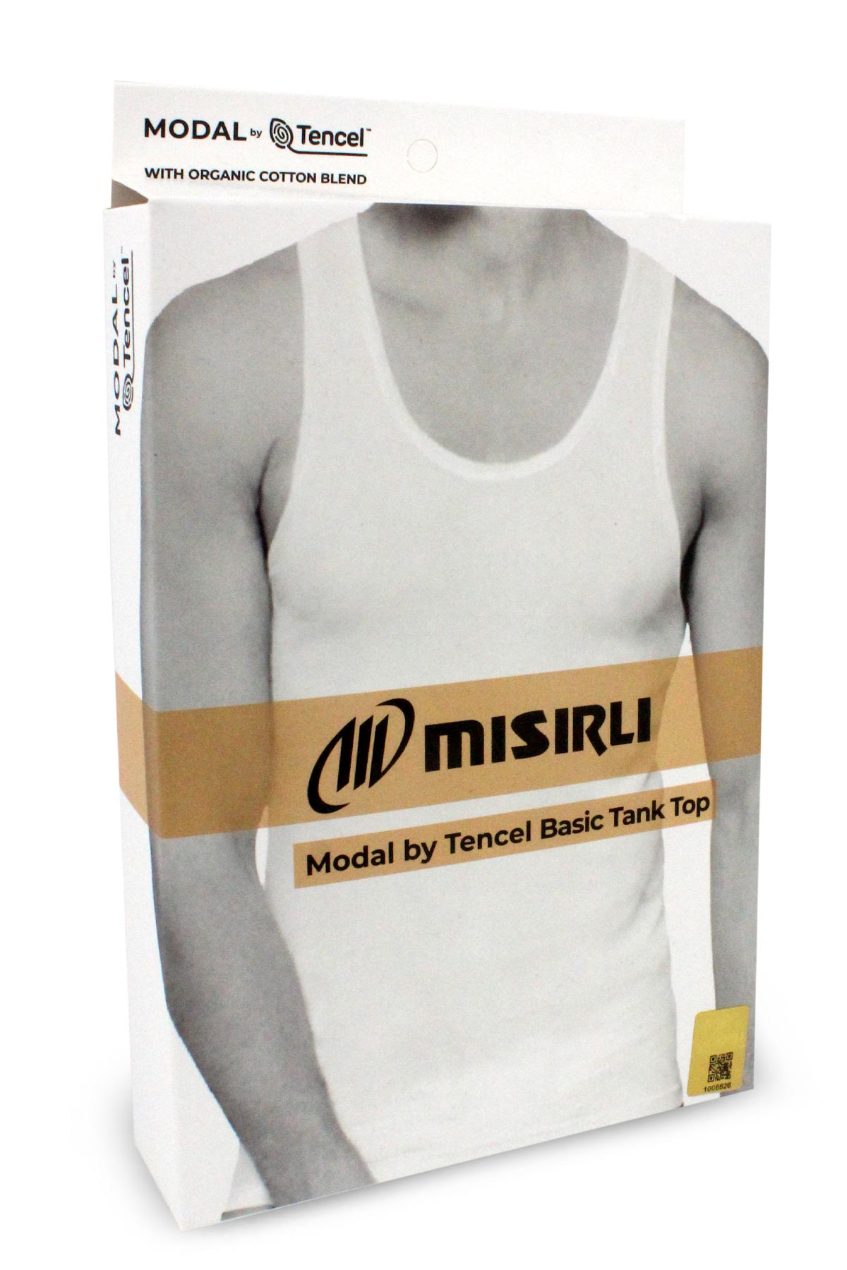 Mısırlı Erkek Kalın Askılı Atlet Tencel Basic