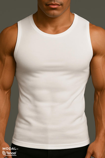 Mısırlı Erkek Sıfır Kol Atlet Tencel Sporcu