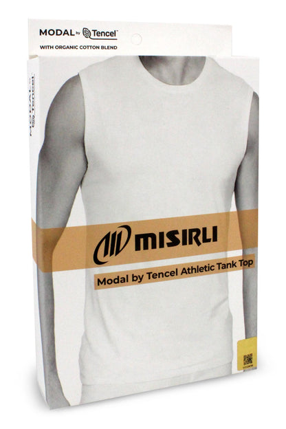 Mısırlı Erkek Sıfır Kol Atlet Tencel Sporcu