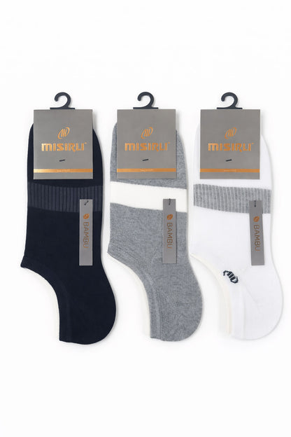 Mısırlı Erkek Sneaker Çorap Bambu Ribli