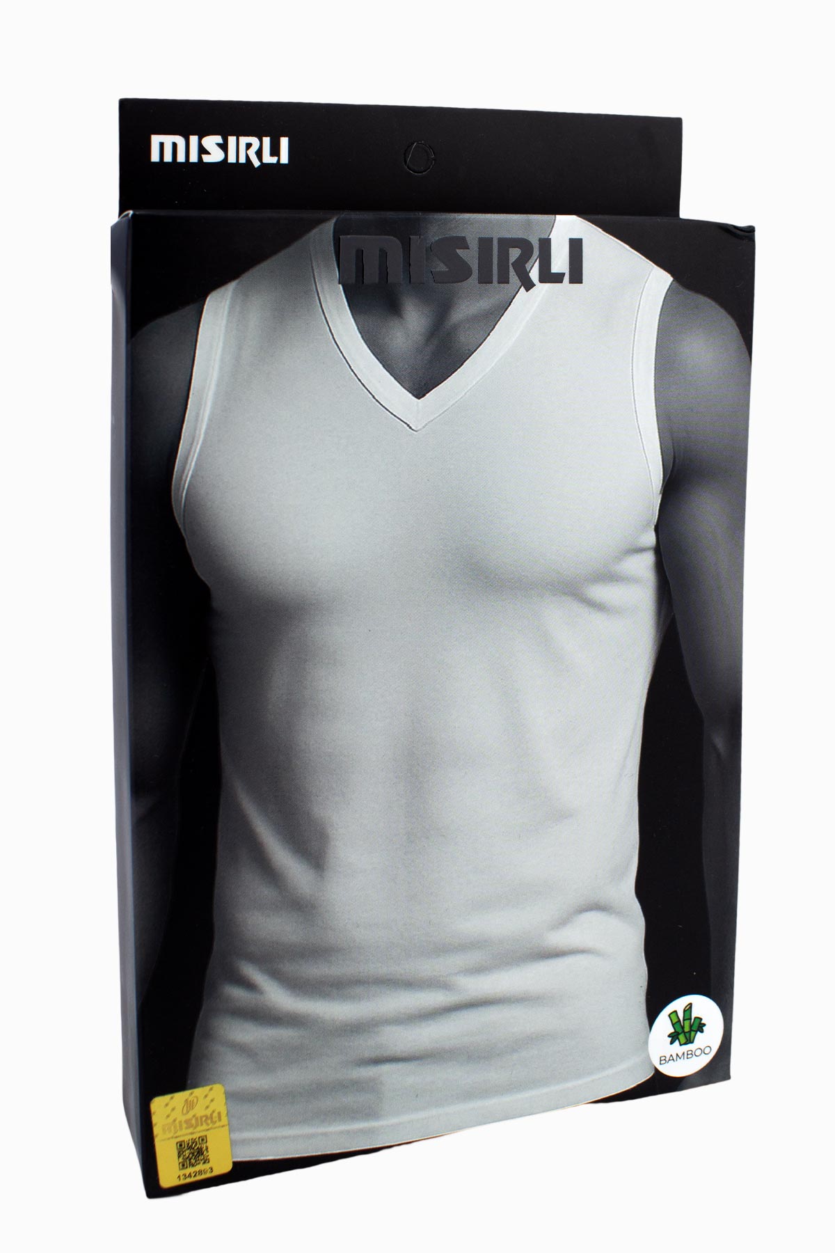 Mısırlı Erkek Sporcu Atlet Bambu V Yaka