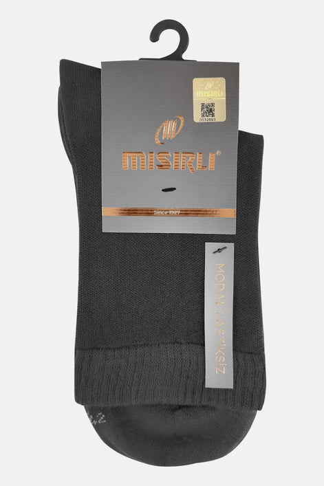 Mısırlı Erkek Yarım Konç Çorap Lastiksiz Modal