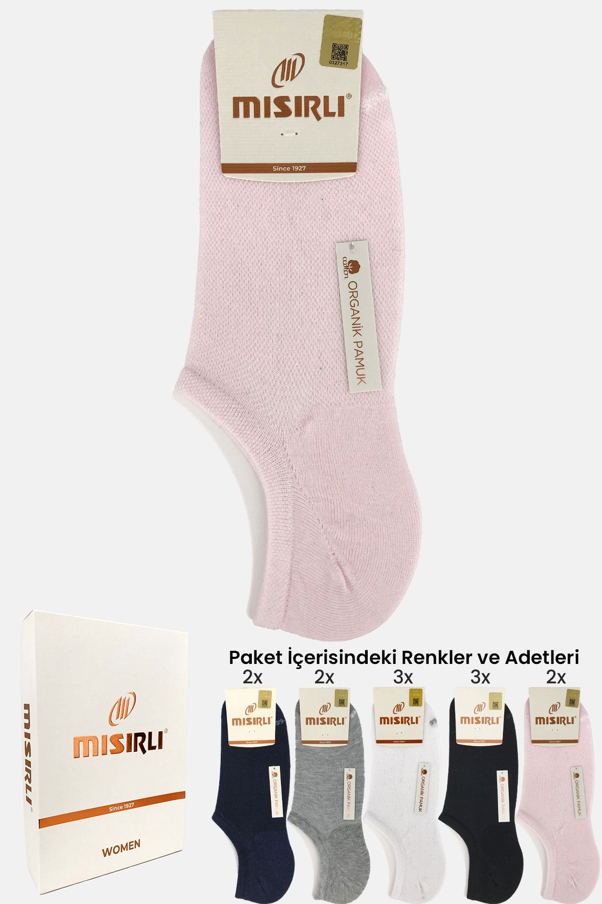 Mısırlı Kadın Sneaker Çorap Pamuklu