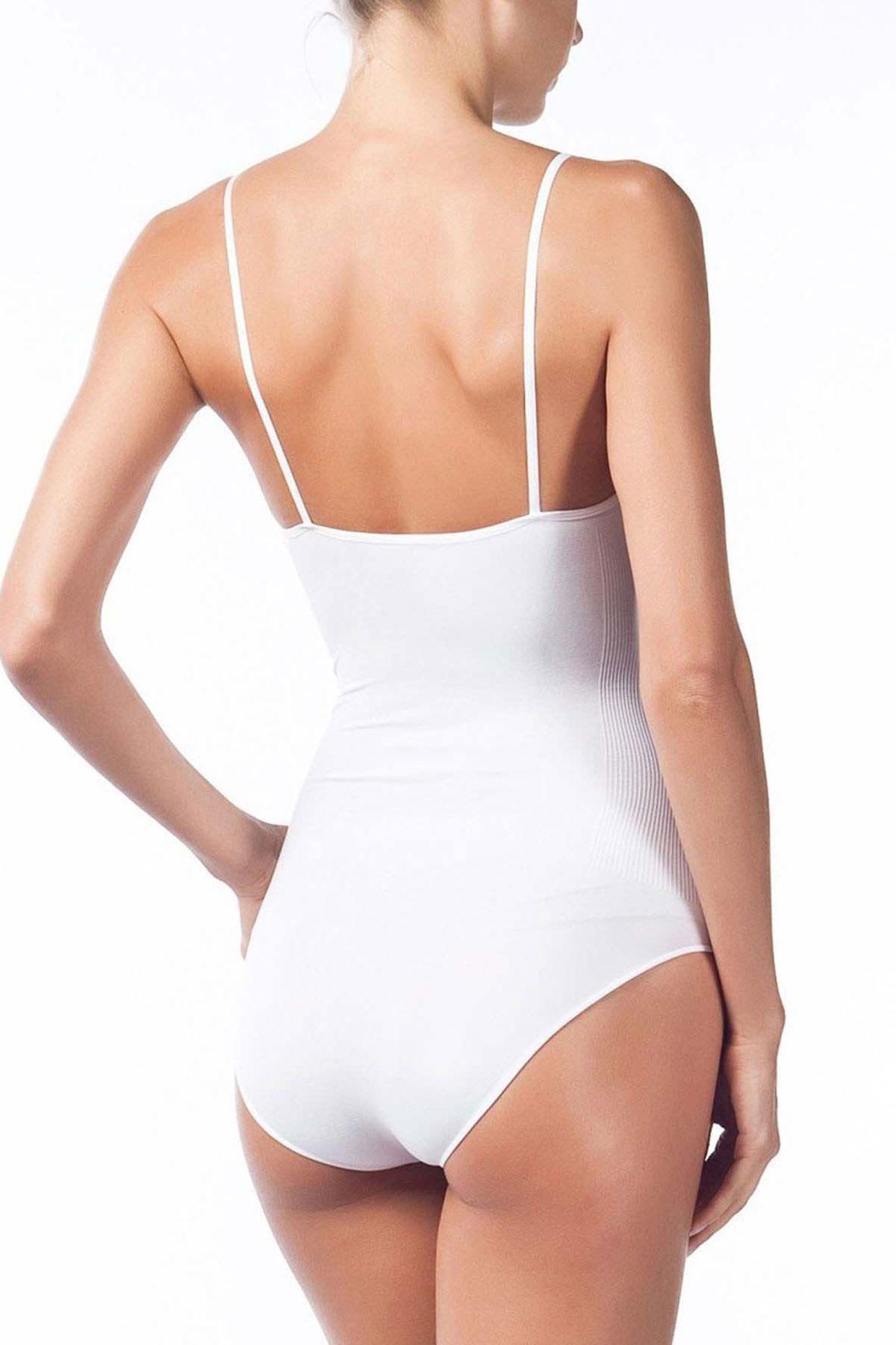 Missfit Kadın Body İnce Askılı  Korsajlı