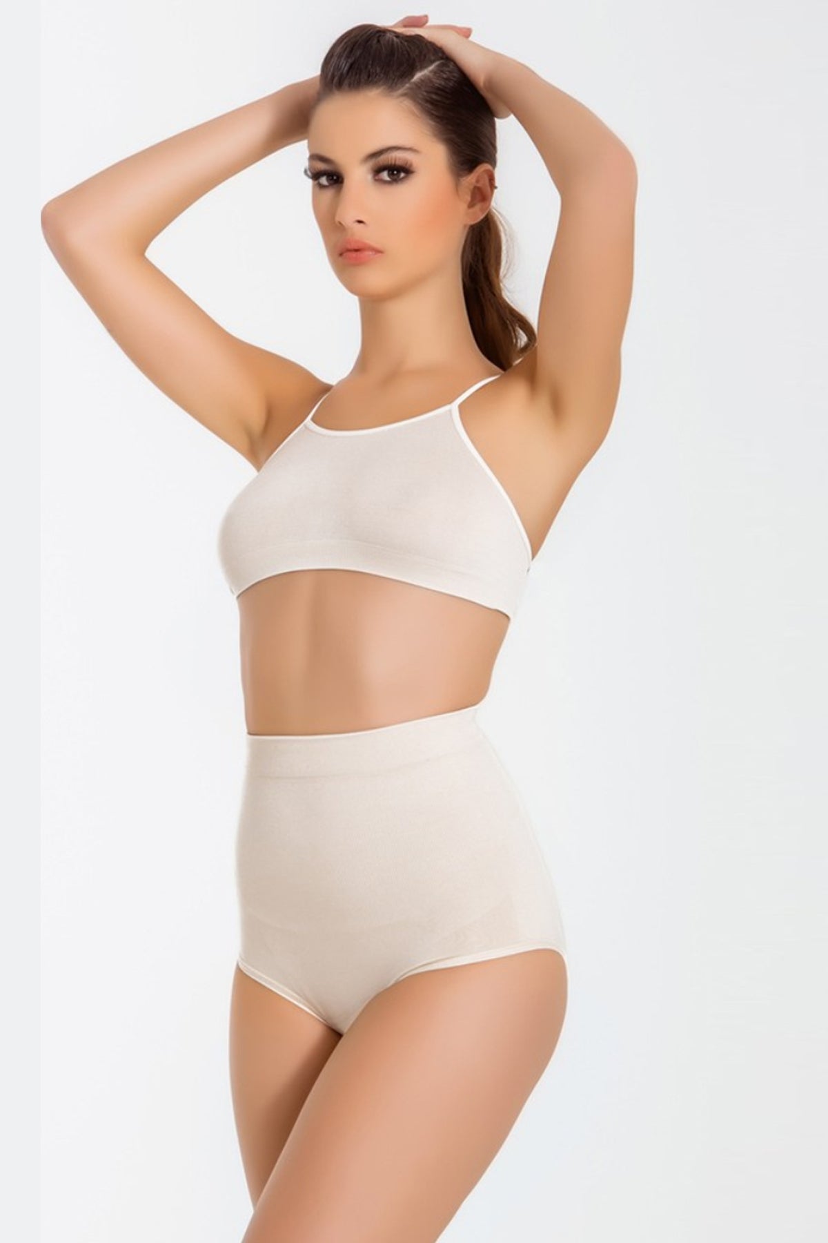 Missfit Kadın Korse Slip Uzun Bel Silikonlu