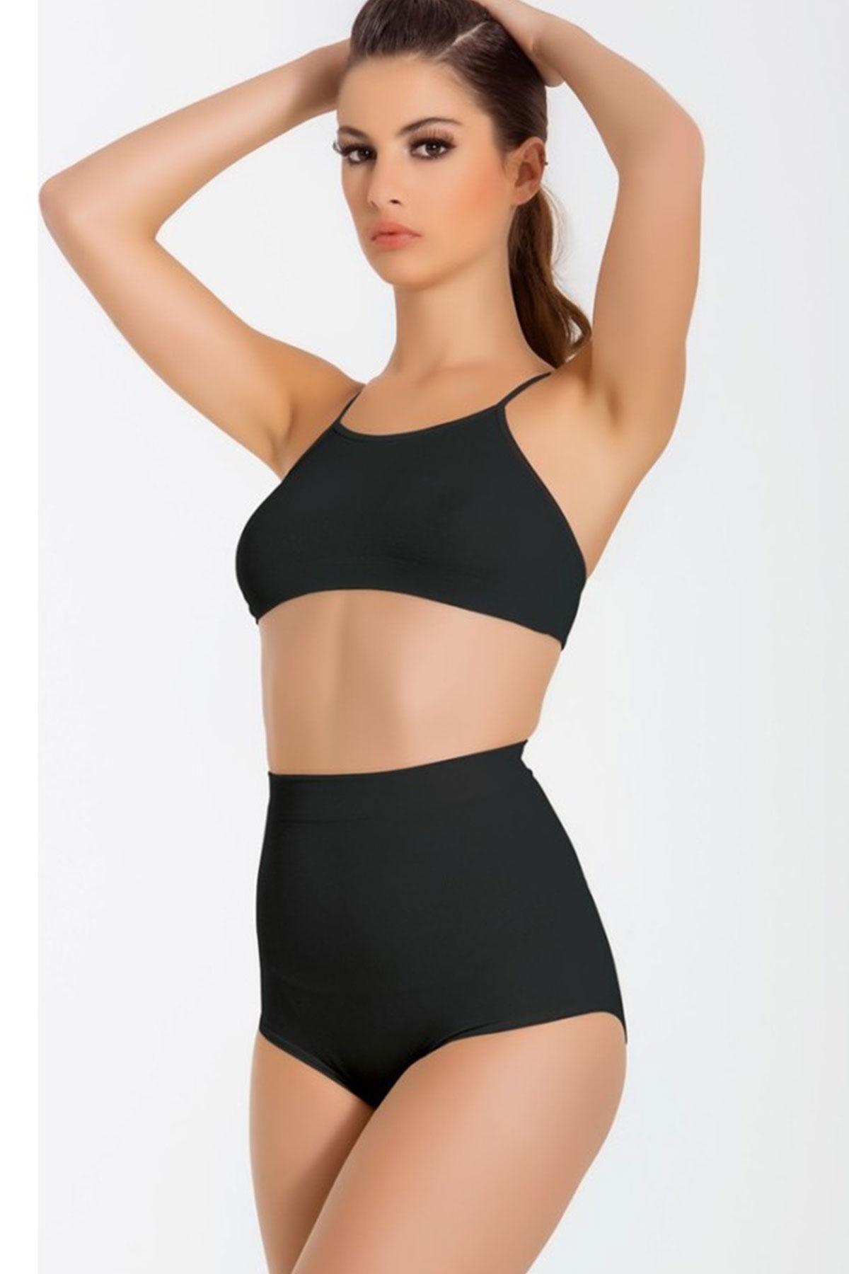 Missfit Kadın Korse Slip Uzun Bel Silikonlu