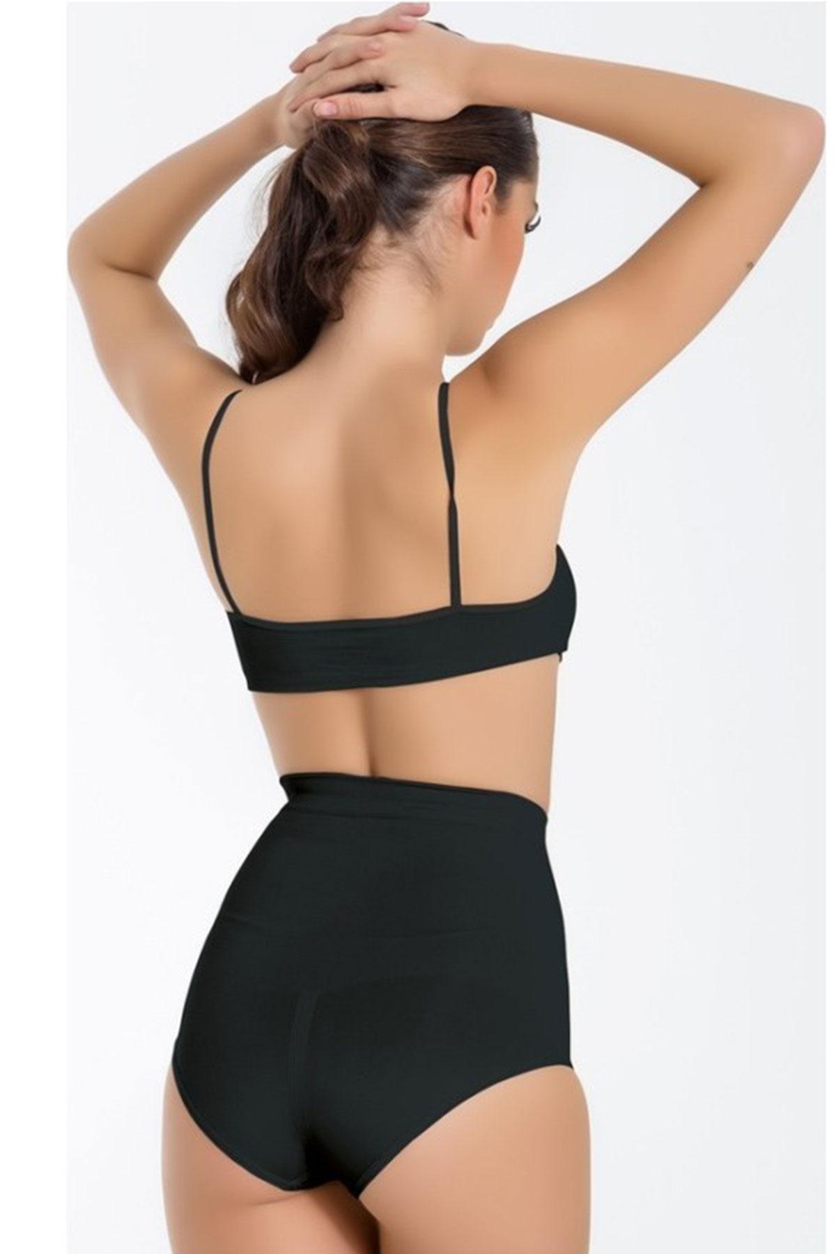 Missfit Kadın Korse Slip Uzun Bel Silikonlu