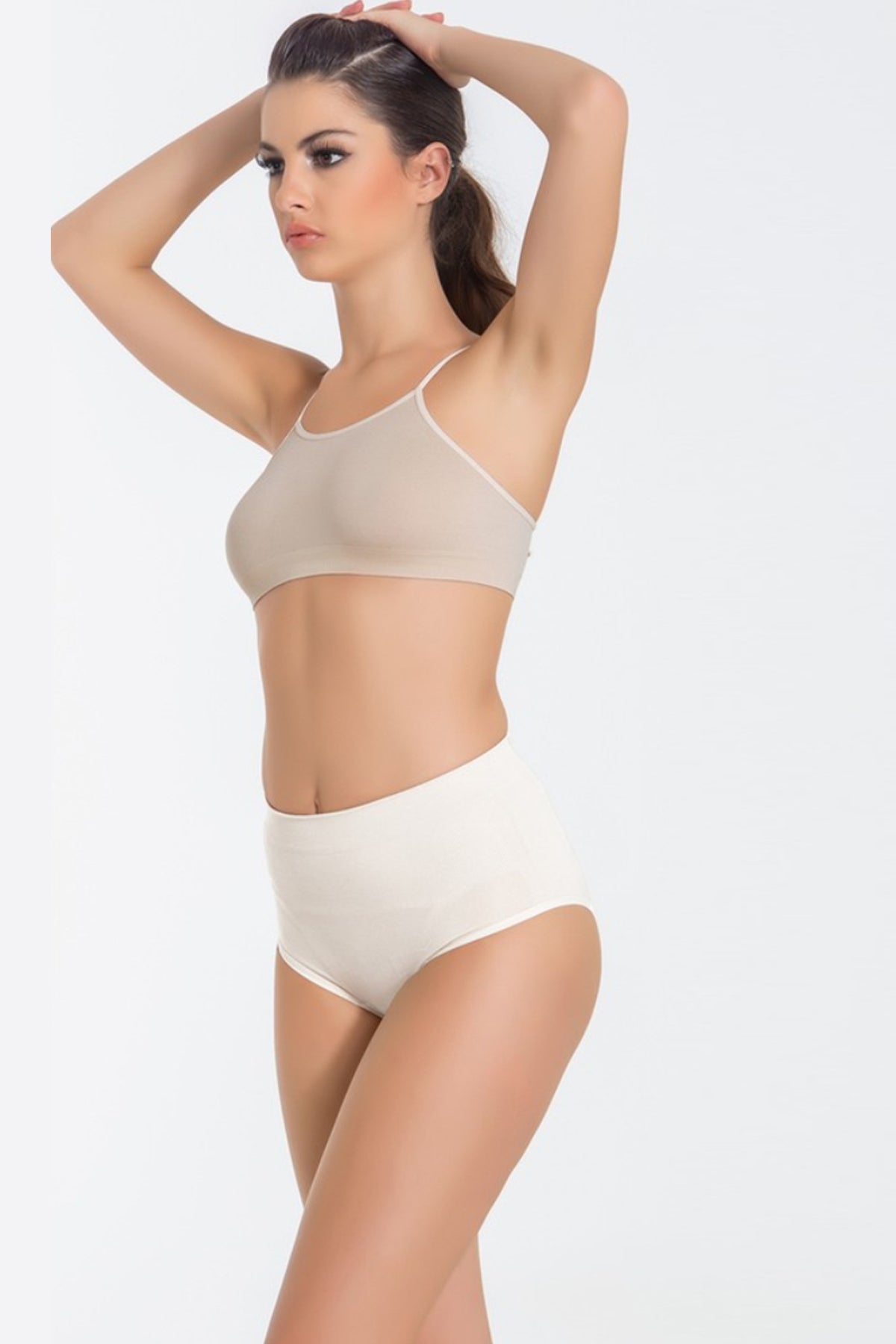 Missfit Kadın Külot Korse Kısa Bel Silikonlu