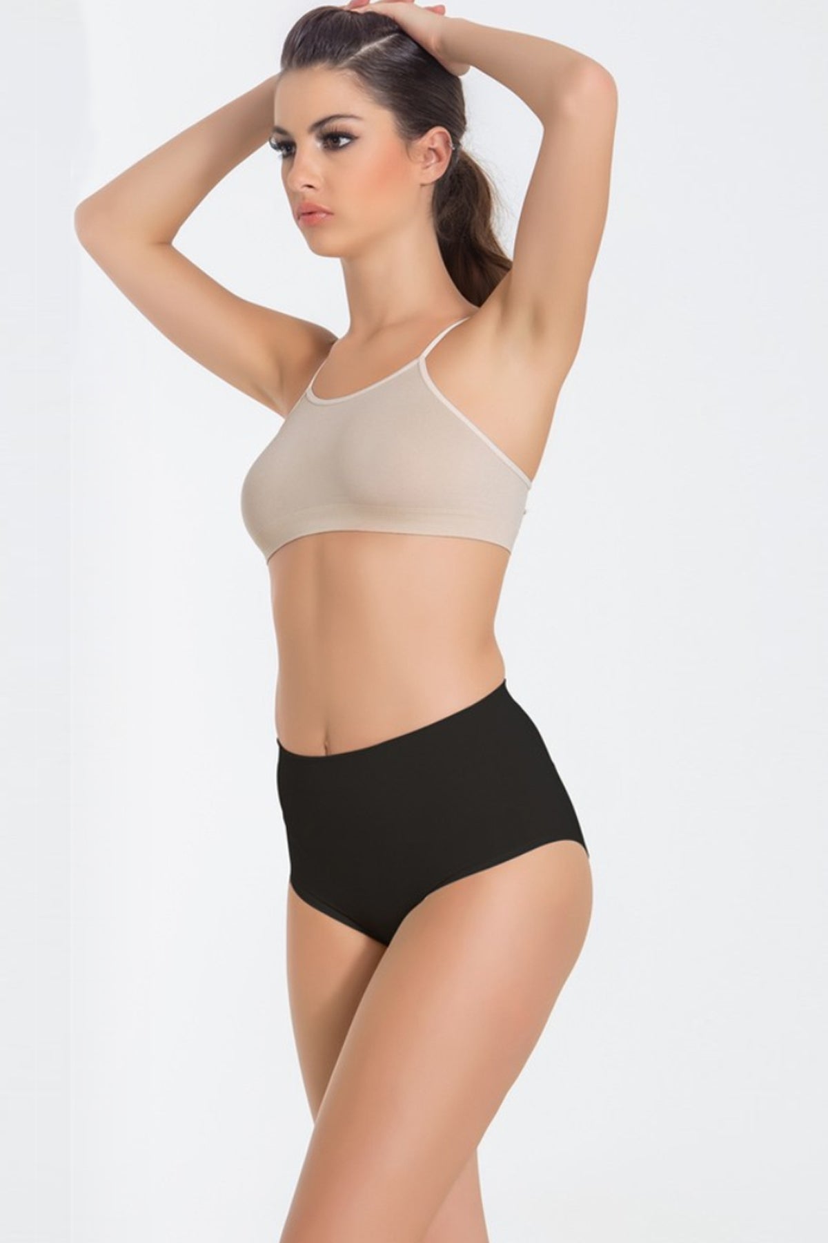 Missfit Kadın Külot Korse Kısa Bel Silikonlu