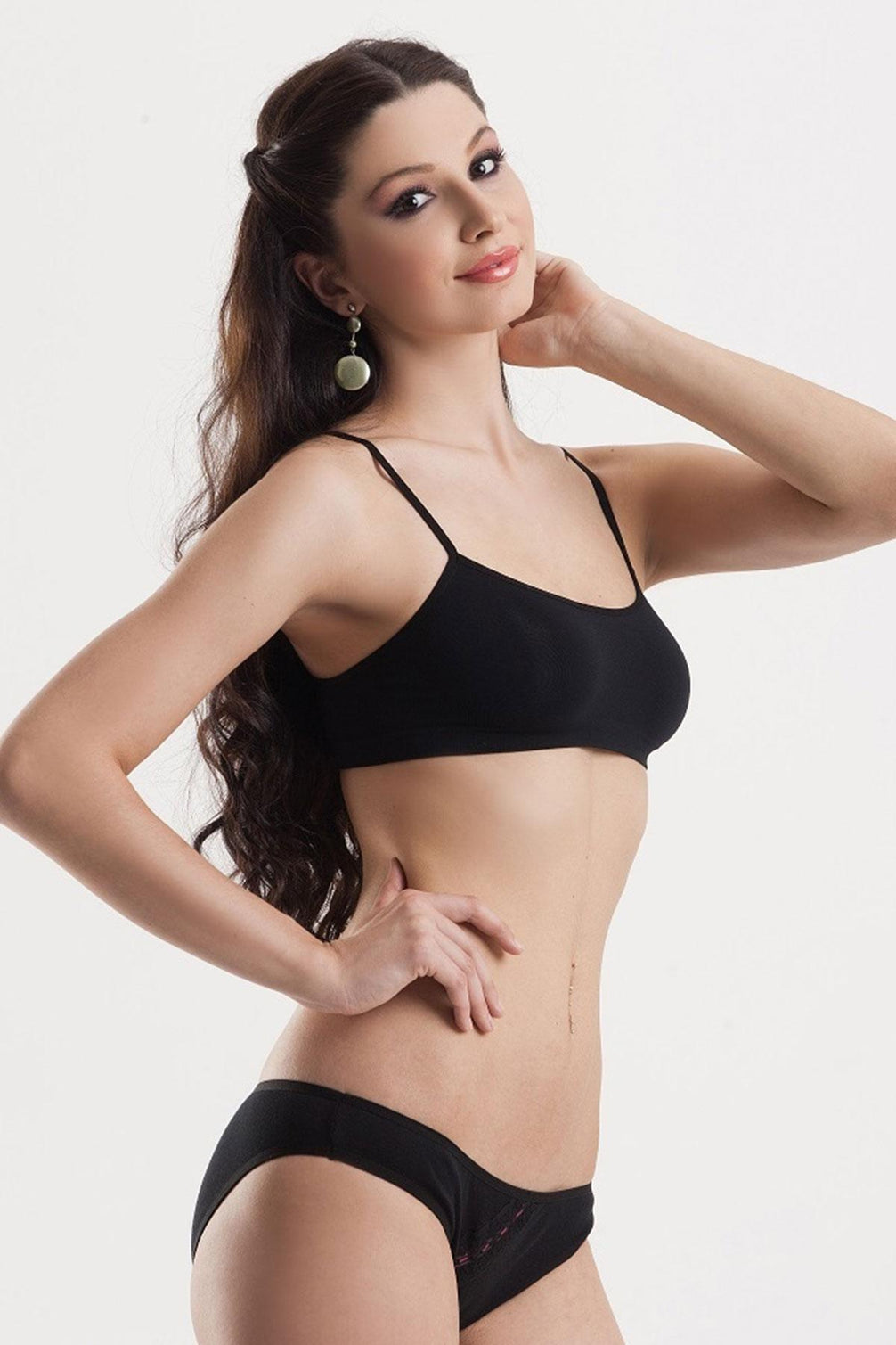 Missfit Kadın Tek Büstiyer İp Askılı Kaplı