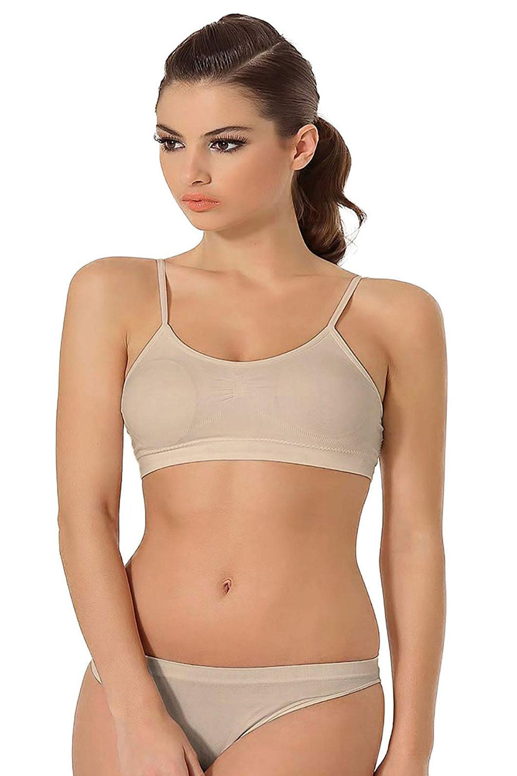 Missfit Kadın Tek Büstiyer İp Askılı Kaplı