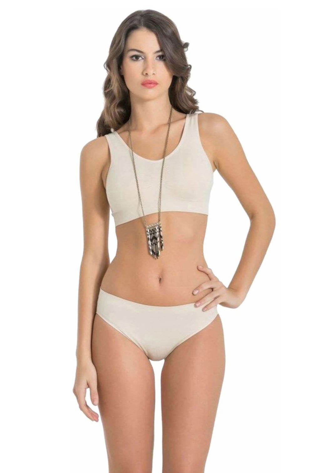 Missfit Kadın Tek Büstiyer Kalın Askılı Kaplı