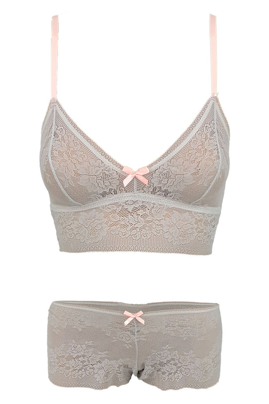 Nbb Kadın Dantelli Bralet Takım Fiyonklu