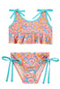 Neopy Kız Bebe Bikini Takımı Bağcık Detaylı Desenli Karina