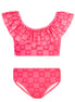 Neopy Kız Çocuk Rogers Bikini Takımı Fırfırlı