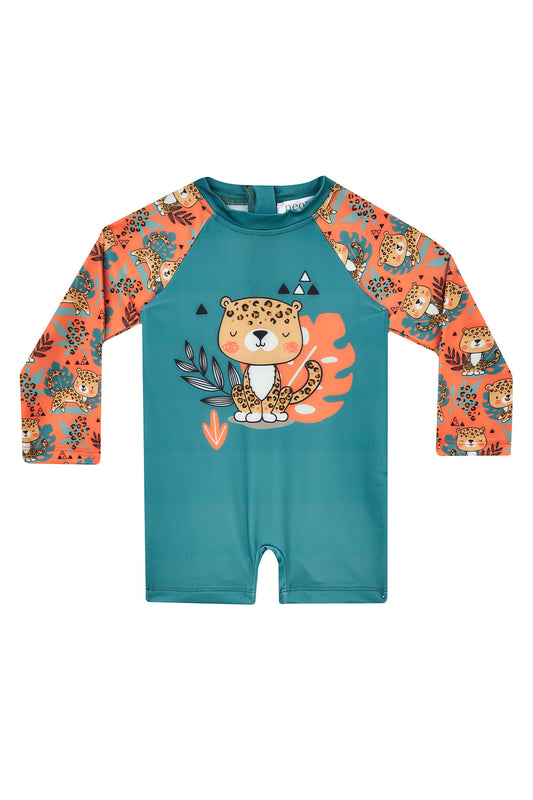 Neopy Unisex Bebek Carlo Şortlu Mayo Uzun Kollu UPF +50