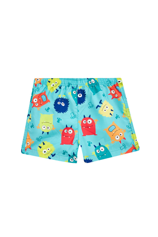 Neopy Unisex Bebek Elroy Deniz Şortu Desenli