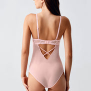 New Bra Kadın Bodysuit Destekli B Cup