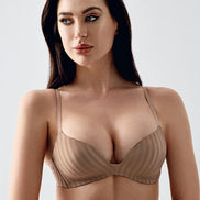 New Bra Kadın Desteksiz Sütyen B Cup Jakarlı