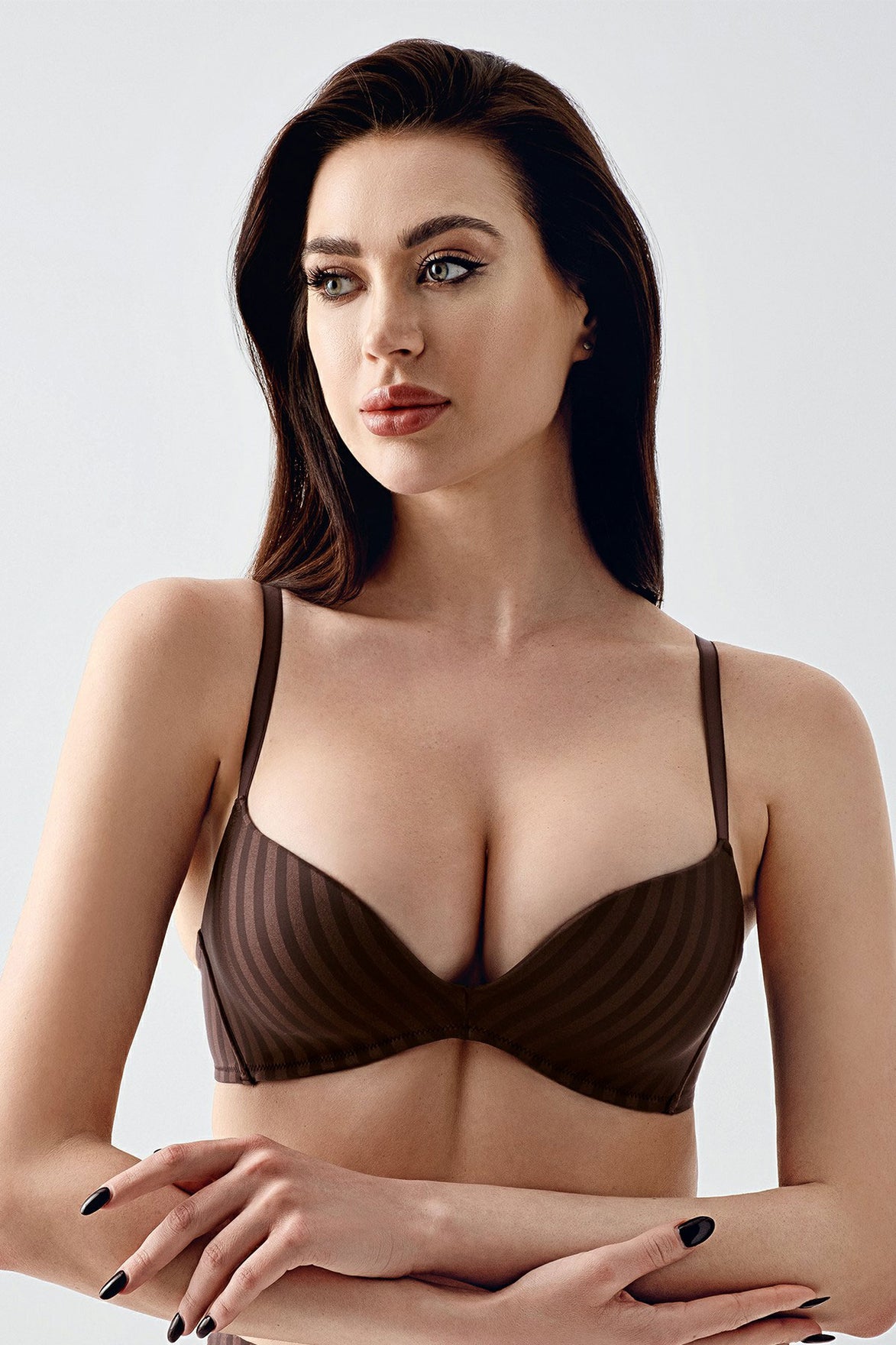 New Bra Kadın Desteksiz Sütyen B Cup Jakarlı