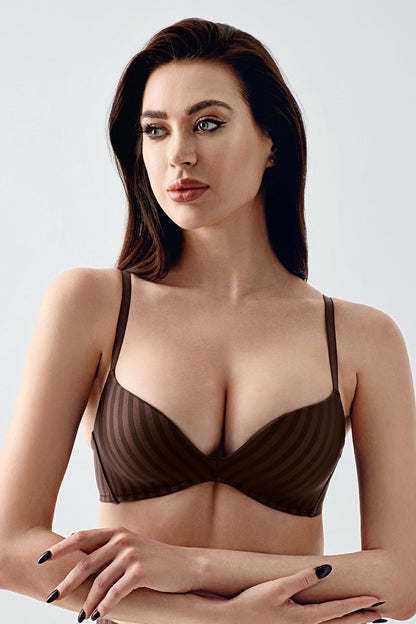 New Bra Kadın Desteksiz Sütyen B Cup Jakarlı