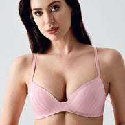 New Bra Kadın Desteksiz Sütyen B Cup Jakarlı