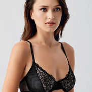 New Bra Kadın Desteksiz Sütyen Dantelli B Cup