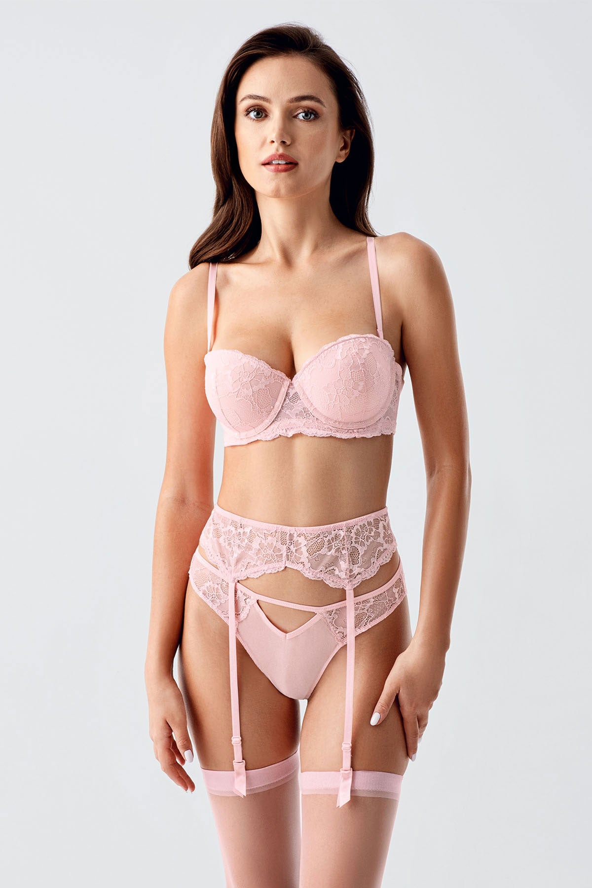 New Bra Kadın Jartiyer Takım Desteksiz