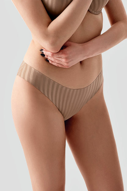 New Bra Kadın Slip Külot Jakarlı Desen