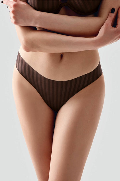 New Bra Kadın Slip Külot Jakarlı Desen