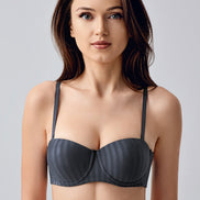 New Bra Kadın Straplez Desteksizi Sütyen B Cup Jakarlı