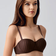 New Bra Kadın Straplez Desteksizi Sütyen B Cup Jakarlı