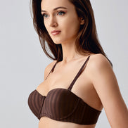 New Bra Kadın Straplez Desteksizi Sütyen B Cup Jakarlı