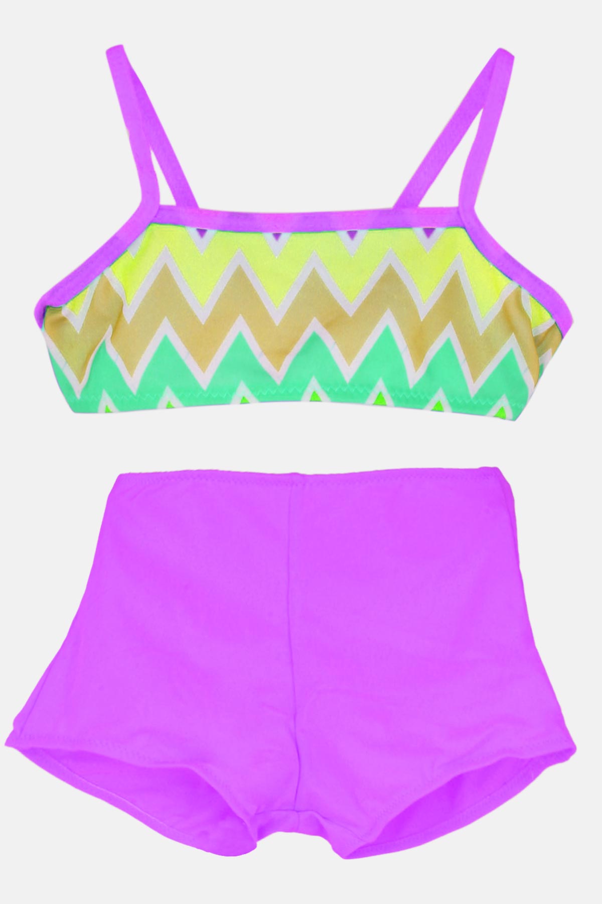 Nilmay Kız Çocuk Desenli Bikini