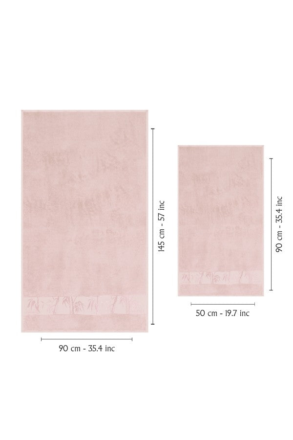 Nurpak Banyo Takımı Bambu 4 Parça 50x90-90x150