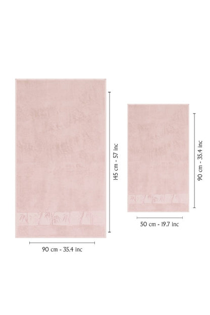 Nurpak Banyo Takımı Bambu 4 Parça 50x90-90x150