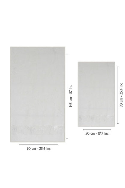 Nurpak Banyo Takımı Bambu 4 Parça 50x90-90x150
