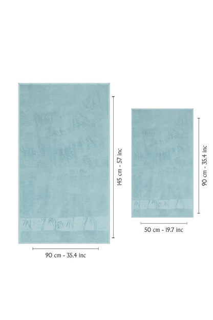Nurpak Banyo Takımı Bambu 4 Parça 50x90-90x150